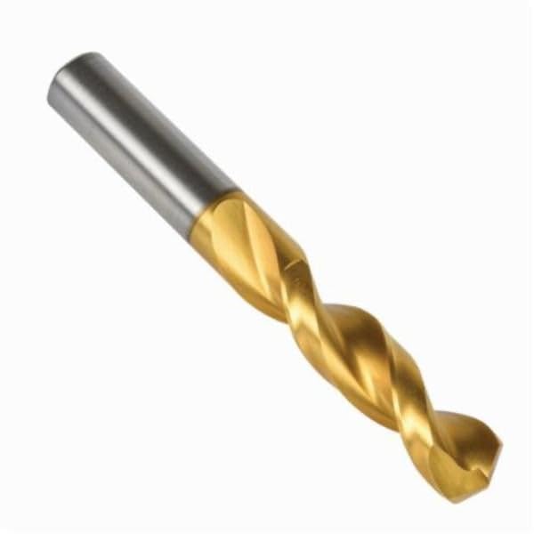 0.33 in. QC41G Series High Speed Steel General Purpose Heavy Duty Screw Machine Drill Bit Tin Coated - Pack of 6