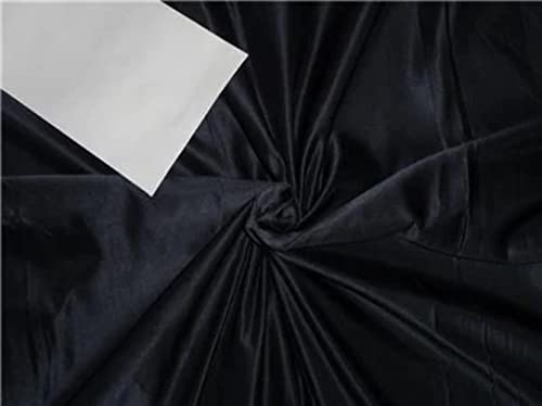 Satin de soie hollandaise bleu marine foncé laize 137cm