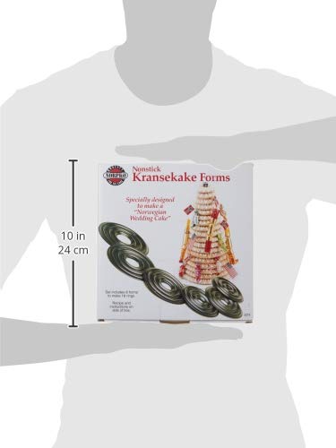 Norpro Cake Forms Nonstick Kransekake Norwegian Dessert Ring Tower New #TOP6