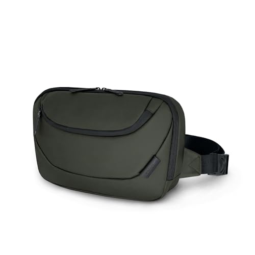 Umhängetasche für Herren, 10L Mehrfach Bauchtasche Tragetasche Brusttasche Dual Pocket Wasserabweisende Bundtasche