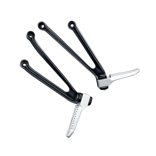 Repose-pieds arrière chromés noirs moto haut de gamme pour BMW M1000RR