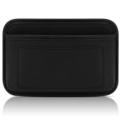Accmor Universal Car Side Pocket Organizer, PU Leather Car Pocket Pouch Cell Phone Sunglasses Holder, Car Phone Pocket Organizer Accessories for Car Seat, Door, Window, Console