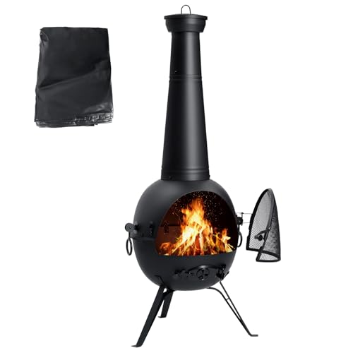 Chiminea Outdoor Fireplace Prairie Fire
