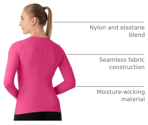 Image of MathCat Seamless Long Sleeve Workout Tops for Women