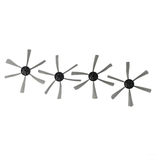 Vibsky 4 cepillos laterales para MULTILASER HO041 y para aspiradoras robots WAP W100, compatible con Mondial RB-01 a RB-11, Obabox Obaduster, para Sencor SVC 7020