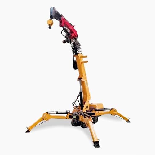 Industrial Tracked Hoisting Platform,1-12Ton Mini Crawler Crane for Restricted Access, Mobile Telescopic Boom Machine for Material Handling, Customizable Tonnage/Color/Model, CE Certified Professional