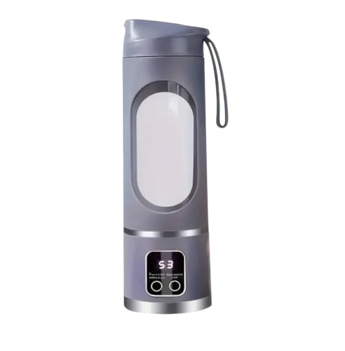 PORTABLE MINI BLENDER WITH 12 BLADES USB RECHARGEABLE DIGITAL DISPLAY 3 MODES