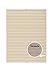 Produktbild Plissee auf Maß Thermo Fenster Montage Sonnenschutz Plisseerollo Blackout Dachfenster Verdunkelung Beige B: 41-50 cm, H: 101-150 cm