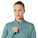 ASICS Women's Road Winter 1/2 Zip MID Layer Running Apparel, XS, Celadon