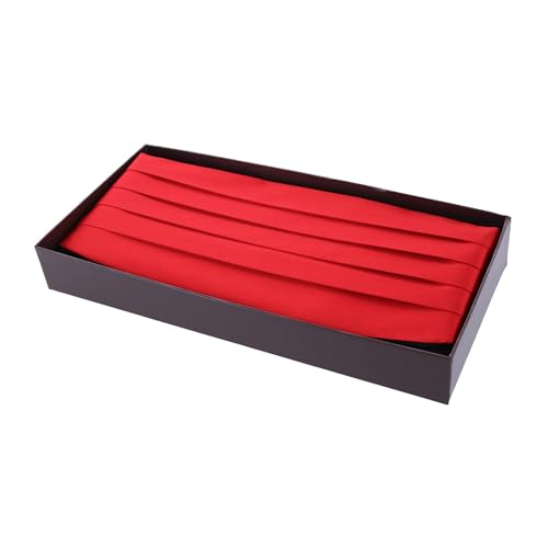 Image of Trafalgar Men's Sutton Solid Color Silk Cummerbund