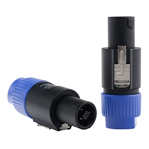 Conector speakon NL4FC de audio 4 polos compatible con NL4FX para cable de amplificador 2