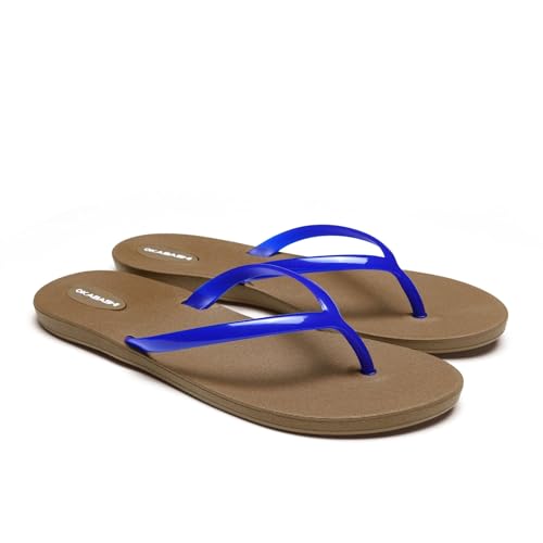 Image of OKABASHI Women's Shoreline Flip Flop | Sculpted Footbeed for All-Day Comfort | Slip-Resistant & Waterproof | Sustainably Made in the USA