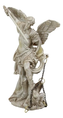 Estatua Religiosa Arcángel Miguel 5 pulgadas miniatura 1