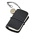 Aabellay - Taccuino piccolo in pelle per viaggiatori, ricaricabile, in miniatura, per bambola, vintage, formato mini, 4,8 x 3,2 cm, colore: Nero