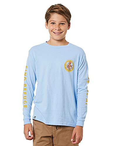 Salty Crew Big Boys' Deep Reach LS T-Shirt - Light Blue2