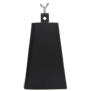 ファッションベル　カウベル Amazon | Leksewte 打楽器アクセサリー メタルカウベル 6インチ