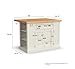 homestyles Nantucket Off-White Kitchen Island