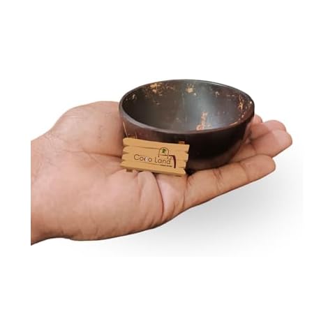Coco Land Coconut Shell Salad Bowl - Medium Cover