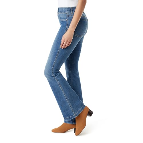 Image of Gloria Vanderbilt Women's Shape Effect Pull On High Rise Flare Jeans