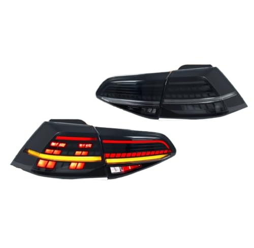 Feu arrière droit pour Golf 7 (2013-2021) noir avec clignotant séquentiel led