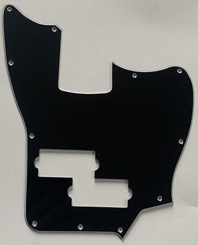 For Fit Squier SS Jaguar Bass Special Style Guitar Pickguard (3�w�u���b�N)