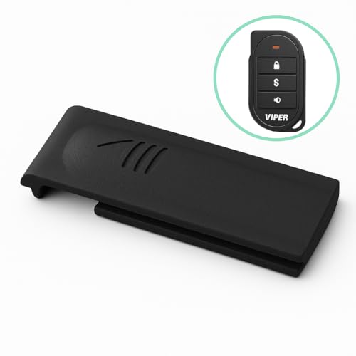 Replacement Battery Door Cover for Viper 3305V & 7345V Car Alarm Remotes - Secure Fit Battery Case for Viper Key Fob Transmitters - Black