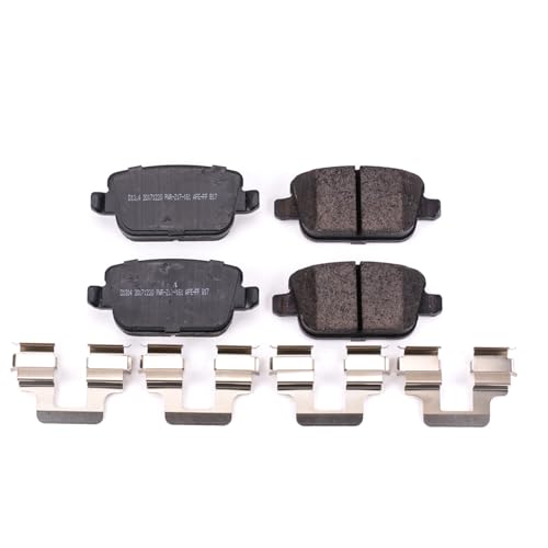 Image of PowerStop Rear Brake Pads for Volvo S80 2007-08 | Volvo S80 2012-14 - Z17 Ceramic Brake Pads with Installation Hardware, 17-1314
