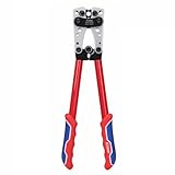 iCrimp Battery Terminal Crimper for Heavy Duty Copper Wire Lugs,Battery Cable Ends from AWG 8-1/0, Ground Lug Cimper Tool