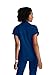 BARCO One Performance Knit Engage Top for Women - Zip Neck Collar and Cuffed Dolman Sleeves Women's Scrub Top Indigo Medium