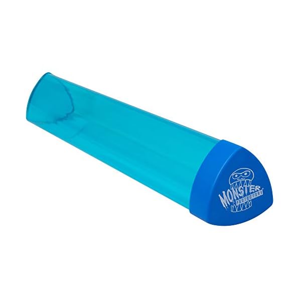 Playmat Tube - Monster Protectors Prism-shaped Play Mat Tube (Transparent Blue) - Won't Roll , Easy in and Out Design – Bild 3