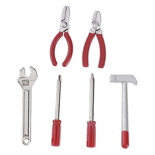 ORFOFE Micro Wrench Hammer Toy Set for Boys and Girls Home Tool Set Wrench Decor Educational Tool Kit Compact Durable Craftsmanship