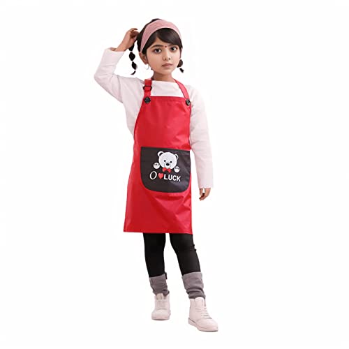 Image of Yindella Waterproof Kitchen Apron for Men, Women Kids - PVC Apron with Adjustable Neck Strap - Cooking, Dishwashing, Cleaning & Home Use, Durable, Oil-Proof & Stain-Resistant