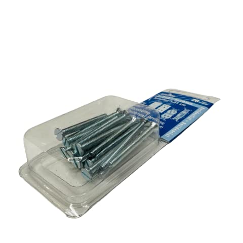20 Leviton Extra Long 1-1/2" 6-32 Thread Flat Head Device Mounting Screws 80000-PRT