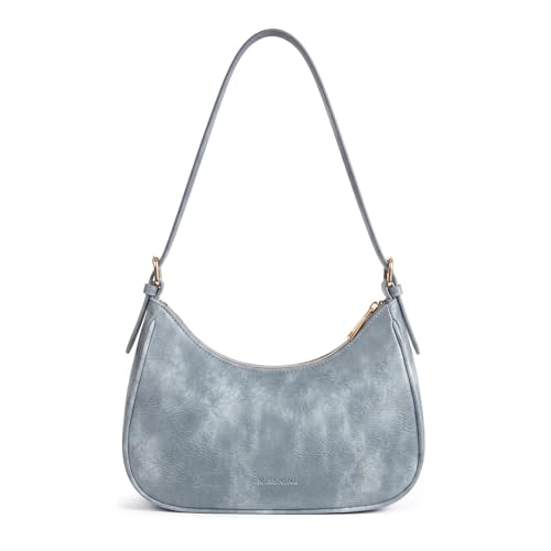 Image of Missnine Purses for Women, Shoulder Bag Small Handbags Vegan Leather Underarm Bags Trendy Hobo Cute Clutch Purse