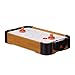Produktbild Relaxdays Airhockey Tischspiel, Tischairhockey mit Gebläse, Holz-Optik, inklusive Zubehör, B x T: 56 x 31 cm, braun