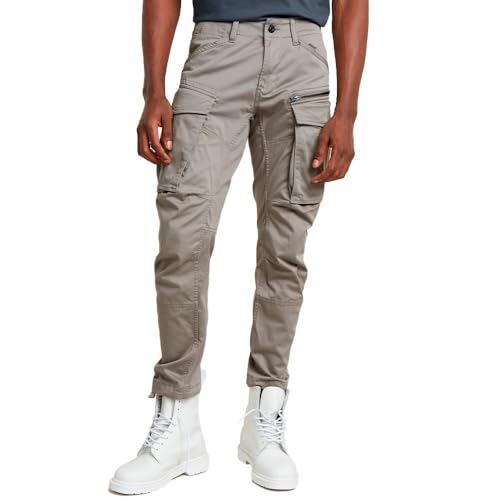 G-STAR Rovic Zip 3D Regular Tapered Pants Pantalones, Beige (Elephant Skin D02190-5126-g106), 38W / 32L Hombre