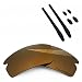 BlazerBuck Polarized Replacement Lenses & Sock Kit for Oakley Flak 2.0 OO9295 - Pearl Gold