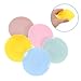 SEWOART 5pcs Silicone Suction Cup Bowl Mat Non-Slip Suction Pads for Utensils Fixing Plates Bowls