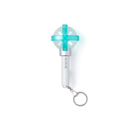 TXT Lightstick Keyring Ver.2 – Mini Keychain Version of Official Lightstick, Portable Bag Charm Accessory for Fans and MOA Collectors