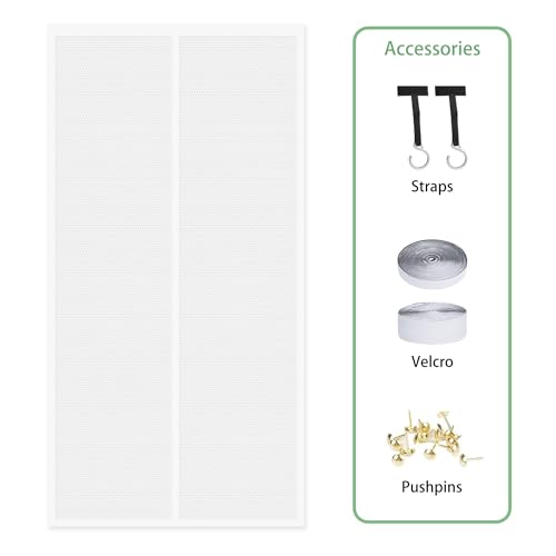 Anti moustiquaire sans perçage 117 x 230 cm pour bloquer les insectes - 8