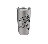 Acero inoxidable sin BPA Jugadores de línea de fútbol americano Vaso térmico de acero inoxidable de doble pared