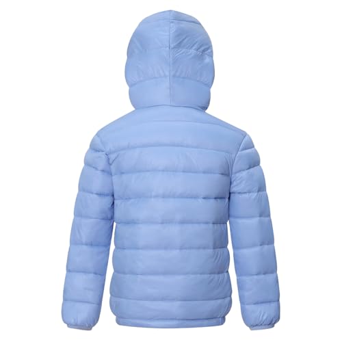 Boy and Girls Waterproof Coat Winter Lightweight Puffer Jackets Hooded Outerwear2