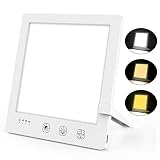 lampara 10000 lux amazon La lámpara de luz diurna de 10000 lux dispone de controles fáciles de usar, puedes ajustar el brillo de la lámpara de terapia de luz mediante la eliminación de un rango de niveles de brillo entre 2000 y 10000 lux. De esta manera, puedes elegir el nivel de brillo más adecuado para ti, el regalo de San Valentín para él.