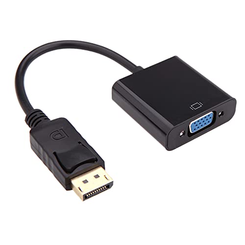 yeacher Cabo adaptador conversor 1080p DP DisplayPort macho para VGA fêmea