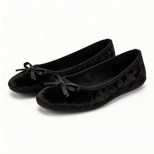 Image of Women's Foldable Ballet Flats - Portable Flat Shoes for Travel and Wedding that Fit in Your Purse