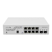 Mikrotik CSS610-8G-2S+in Gigabit Ethernet Netzwerk-Switch (10/100/1000) Ethernet-Verbindung, unterstützt Stromversorgung über diesen Port (PoE) Weiß – Ansicht 2