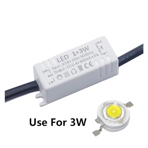Transformador de iluminación LED mini driver 1X1W para diodo de cristal 8