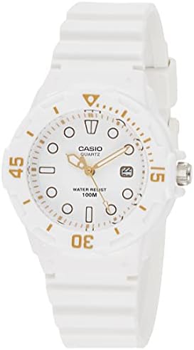 Casio Womens Quartz Watch, Analog Display and Resin Strap