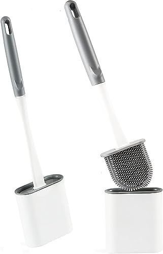 Catálogo para Comprar On-line Inodoros los 10 mejores. 47 VERALY.MX | Limpieza Inodoro Cepillo Accesorio Baño Base Empotrable Silicona Flexible Alta Calidad Manual Multi Uso Cepillo de Silicona para WC Limpieza Baño