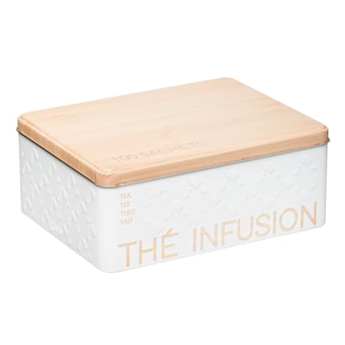 FIVE Simply Smart - Boîte à Thé Scandi 20cm Blanc